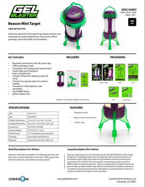 Beacon Mini Target – Interactive Electronic LED Hit Target