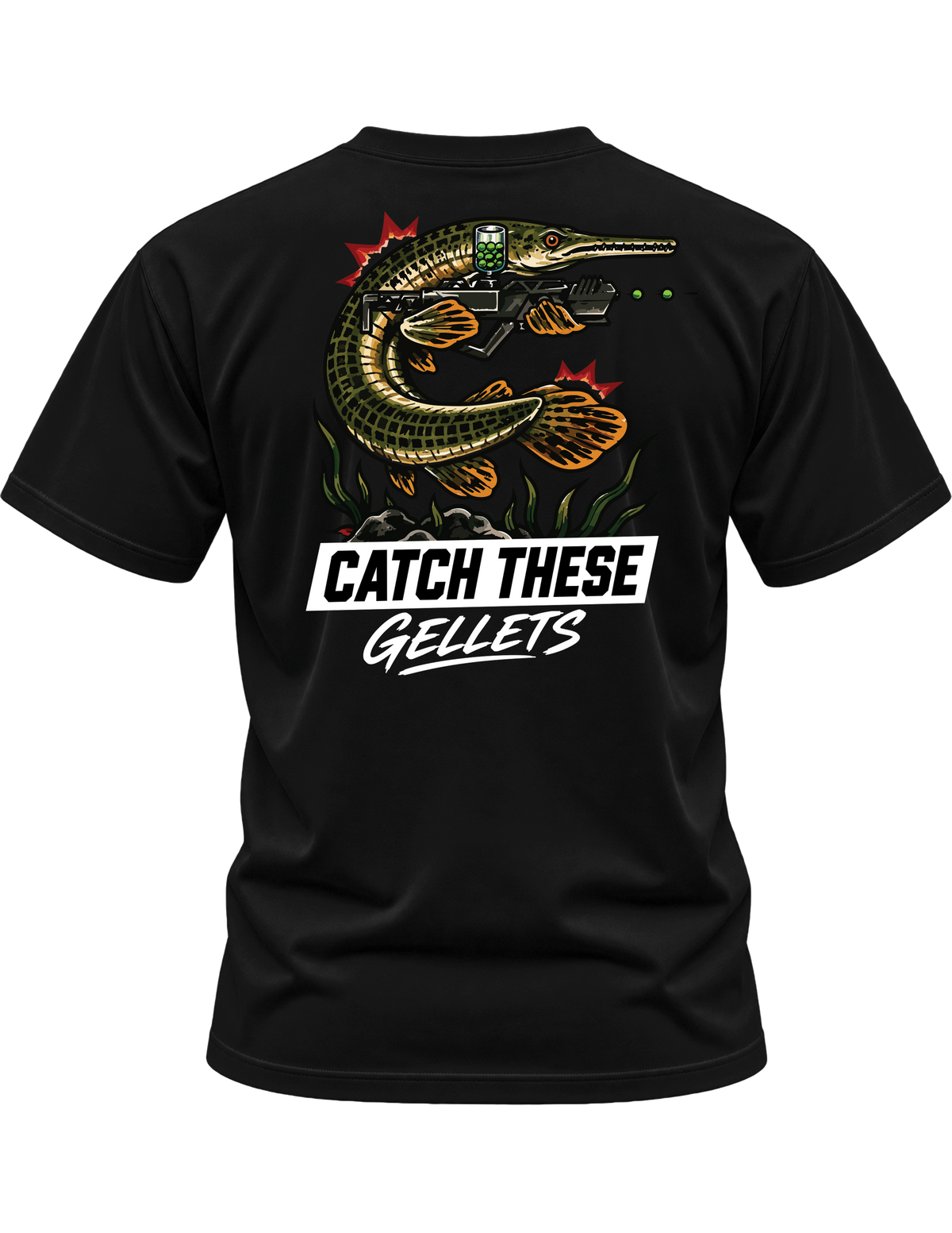 Gel Blaster "Catch These Gellets" Gar Graphic T-Shirt