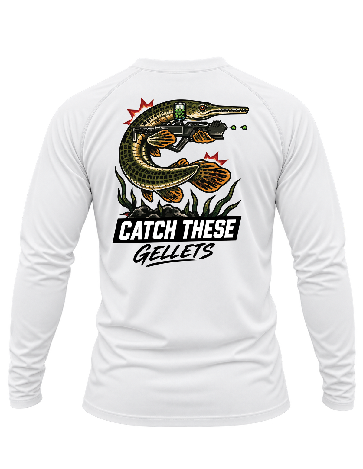 Gel Blaster "Catch These Gellets" Gar Performance Long-Sleeve Shirt